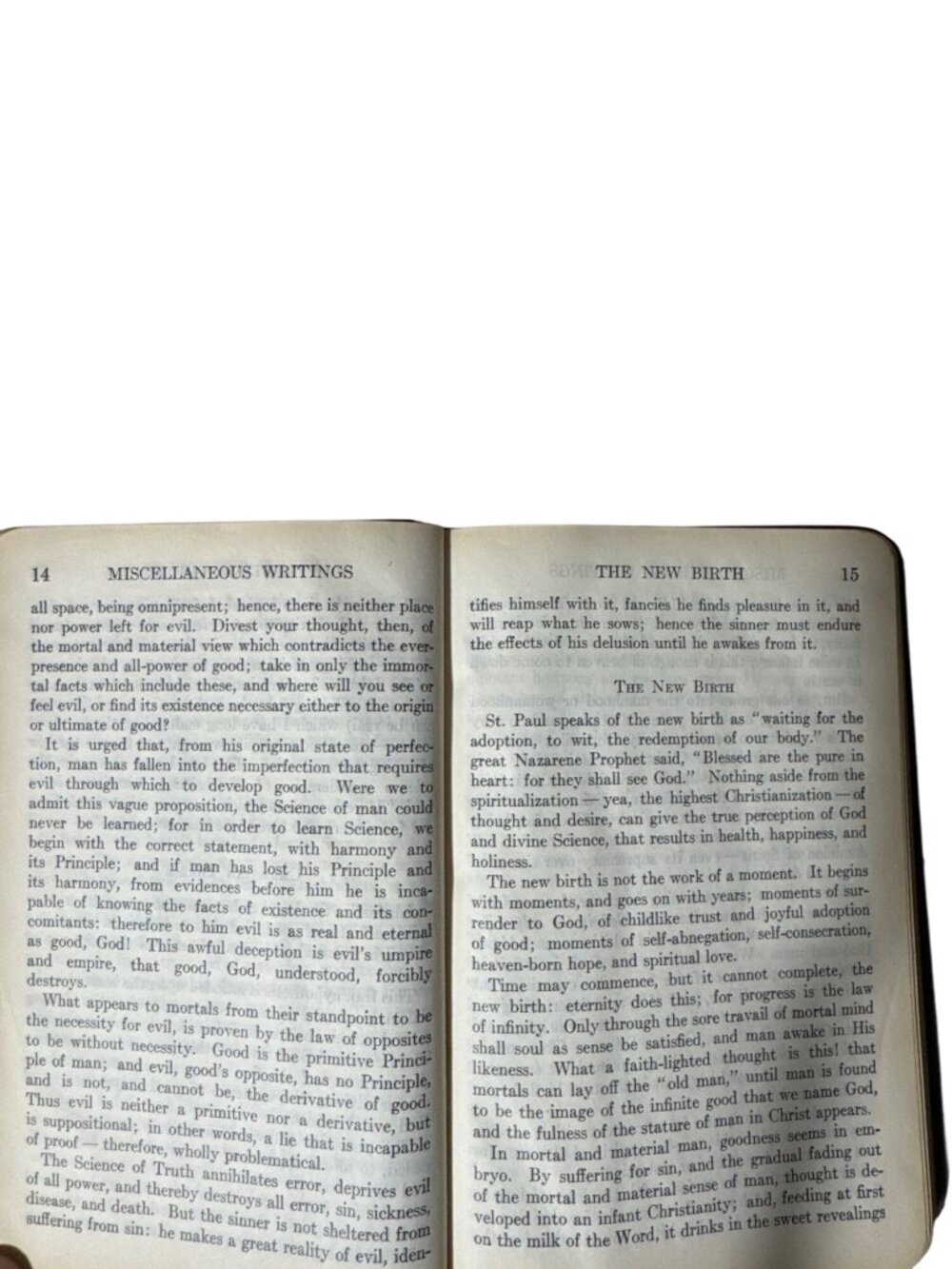 Antique Miscellaneous Writings 1883-1896 By Mary Baker Eddy Hardcover Book - Picture 9 of 16